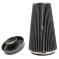 Ramair PRORAM Pleated Cone Air Filter (Alloy Neck) - 83mm External | PR-CC-196-VS-83-BK-KIT