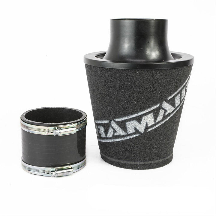 Ramair Jetstream Foam Cone Air Filter (Alloy Neck) - 90mm | JS-175-90-BK-KIT