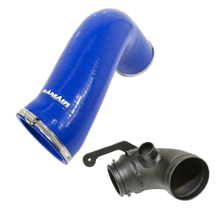 Ramair Silicone Intake Pipe - VW Golf MK7 GTI/R & Audi S3 MQB 2.0 TSI (with Turbo Elbow) | RIP-007-BL-TI