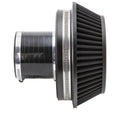 Ramair PRORAM Pleated Cone Air Filter (Alloy Neck) - 80mm External | PR-CC-193-VS-80-BK-KIT
