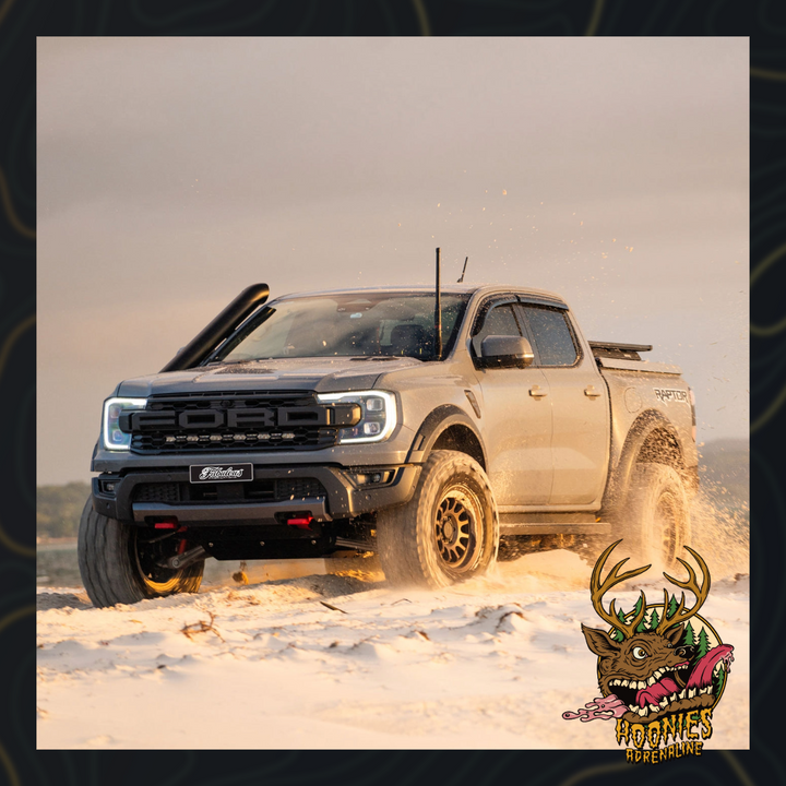 Fabulous Fabrications Next-Gen Ford Ranger Raptor Twin Intake Airbox & 5" Snorkel – High-Flow Performance Intake Kit