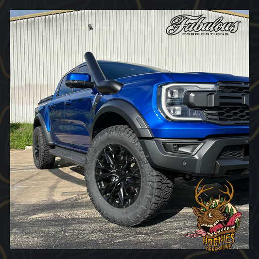 Fabulous Fabrications - Next-Gen Ford Ranger Raptor - Twin Intake Airbox & 5" Snorkel