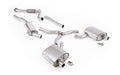 Audi A4 2.0 B9.5 Quattro - Road+ Part-Resonated Cat-back - Fit to OE Outlets on Rear Diffuser (No Tips)
