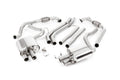 Audi S4 B9 Non sport Diff models - Non-Resonated (Louder) Cat-Back with Quad Titanium Trims