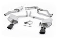 Audi S4 V6/S5 3.0 B8 - Valved & Resonated (Quieter) Cat-Back Exhaust System with Black Oval Trims