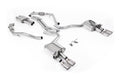 Audi S5 B9 Sport Diff models with Brace Bars (RHD) - Resonated Cat-Back with Quad Polished Oval Trims