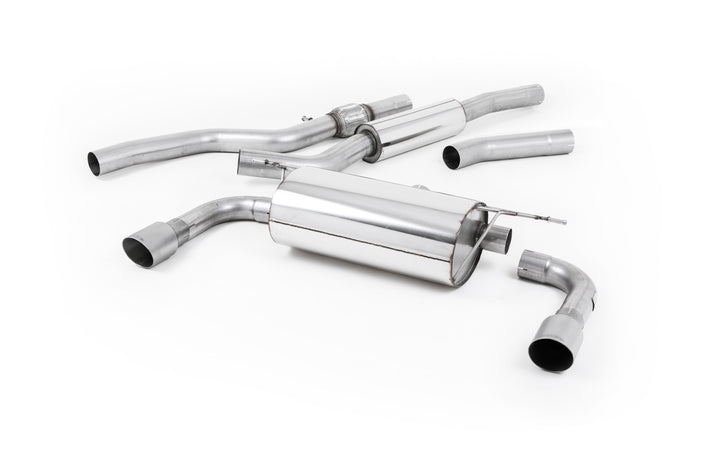 BMW 4 Series F32 428i Auto - Resonated (Quieter) Cat-Back Exhaust System with Titanium Trims (For 435i M Sport Valance)