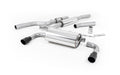 BMW 4 Series F32 428i Manual - Resonated (Quieter) Cat-Back Exhaust System with Cerakote Black Trims (For 435i M Sport Valance)