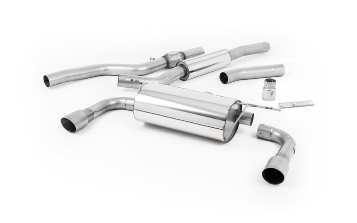 BMW 4 Series F32 428i Manual - Resonated (Quieter) Cat-Back Exhaust System with Titanium Trims (For 435i M Sport Valance)