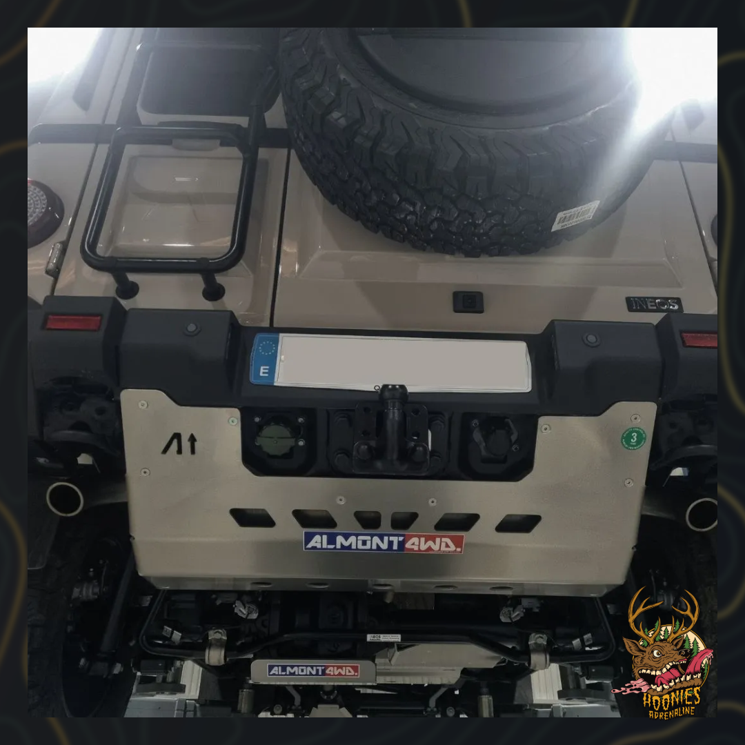 ALMONT4WD INEOS Grenadier Exhaust System Rear Skid Plate – Underbody Protection