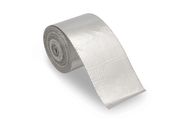 Funk Motorsport Silver Reflective Heat Tape – Heat Reflective Tape for Wiring, Hoses & Engine Bay Protection