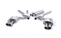 Ford Mustang 2.3 (S550 Fastback) - Resonated (Quieter) Cat-Back Exhaust System with GT-90 Titanium Trims (For Roush Valance)