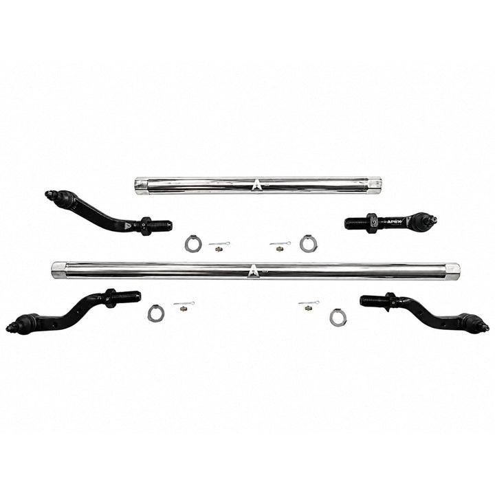 Apex Chassis KIT125 2.5-Ton ProLock Steering Kit, Polished Aluminium (Dana 44) – Jeep Wrangler JL & Gladiator JT