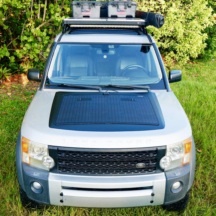Land Rover Discovery LR3/LR4 Lensun 110W Hood/Bonnet Solar Panel