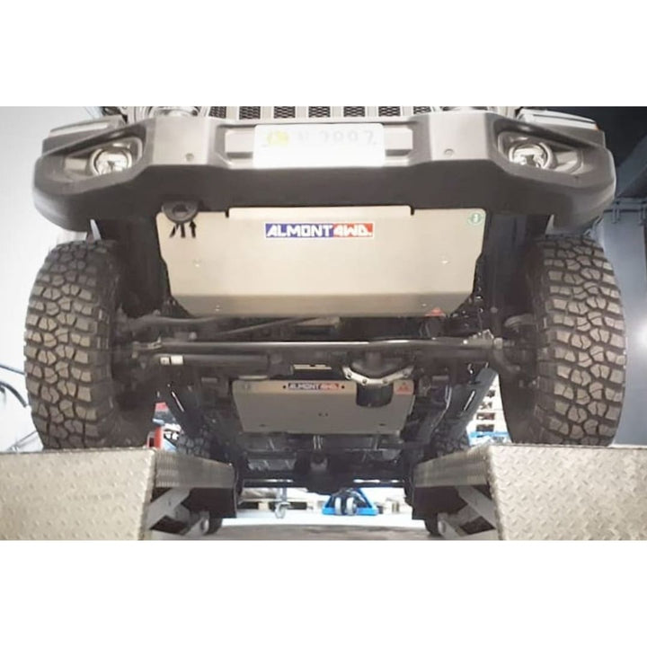 Almont Jeep Wrangler JL 4xe Front Skid Plate for Original Bumper