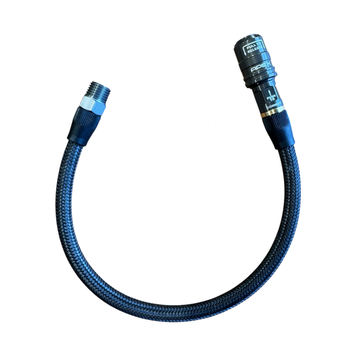 APEX Design USA High Flow Push-On Chuck - 1/4 NPT Male (Dual Flow)