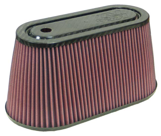 K&N Universal Air Filter - Carbon Fiber Top | RF-1038
