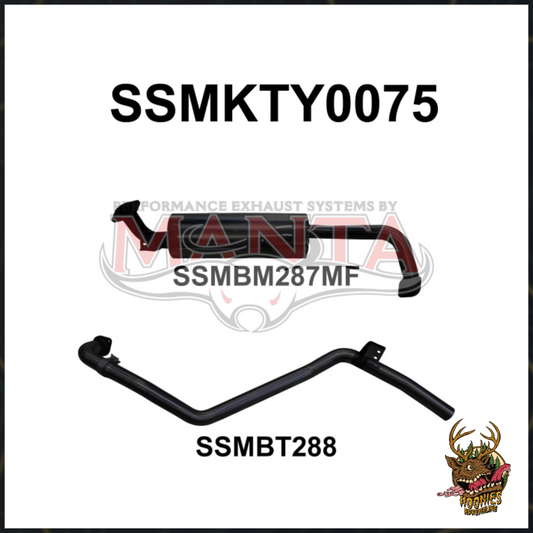 Manta Performance - Toyota Landcruiser HZJ80 4.2L 1HZ Diesel Exhaust