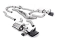 Audi RS6/RS7 C8 - Non Resonated Cat Back Back System (Twin 80mm) with Cerakote Black Oval Trims - Louder - (No Cutting Required)
