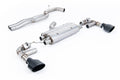 Audi TTRS MK3 Quattro - 80mm Non-Resonated (Loudest) Cat-Back Exhaust System with Cerakote Black Trims
