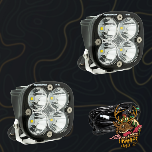 Baja Designs - Squadron Pro Black LED Auxiliary Light Pod Pair - Universal