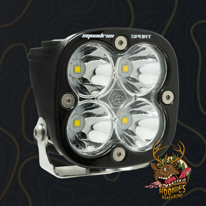 Baja Designs Squadron Sport Black LED Auxiliary Light Pod Pair – Universal Lighting Upgrade