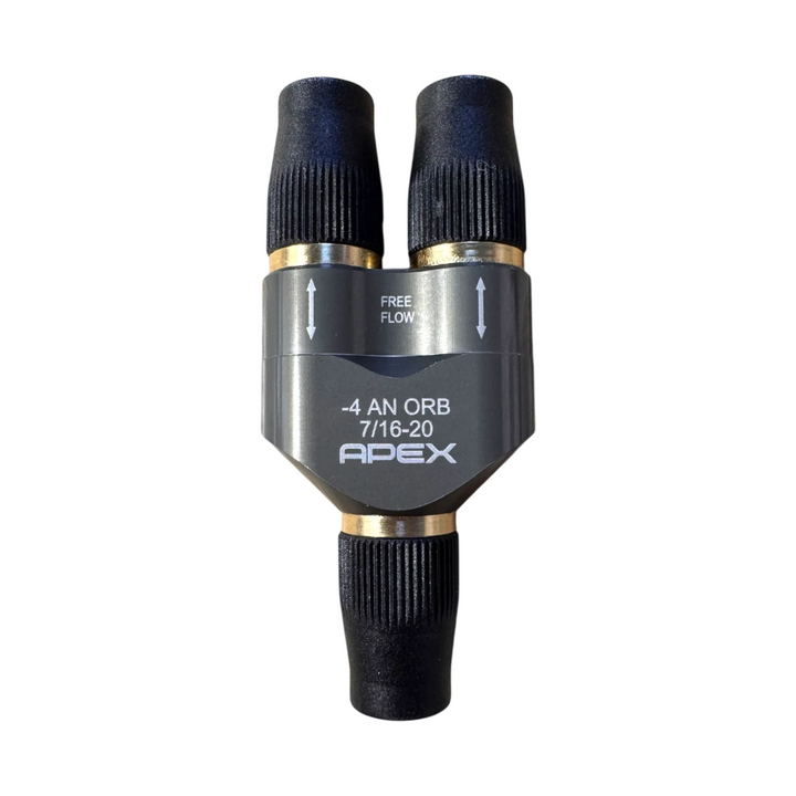 APEX DESIGN USA 3/8" Free Flow Y Fitting - Multi-Tyre Inflation Adapter