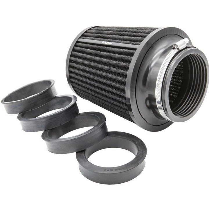 Ramair PRORAM Pleated Cone Air Filter - 70/76/80/90 Internal | PR-CC-150-UNI-BK