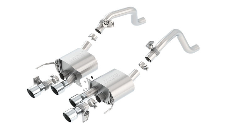 Borla Corvette C7 Stingray / Grand Sport Automatic Axle-Back — With AFM & NPP