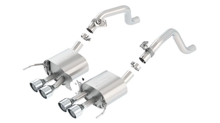 Borla Corvette C7 Stingray / Grand Sport Automatic Axle-Back — With AFM, Without NPP