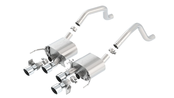 Borla Corvette C7 Z06 / Grand Sport Manual ATAK Axle-Back — With NPP