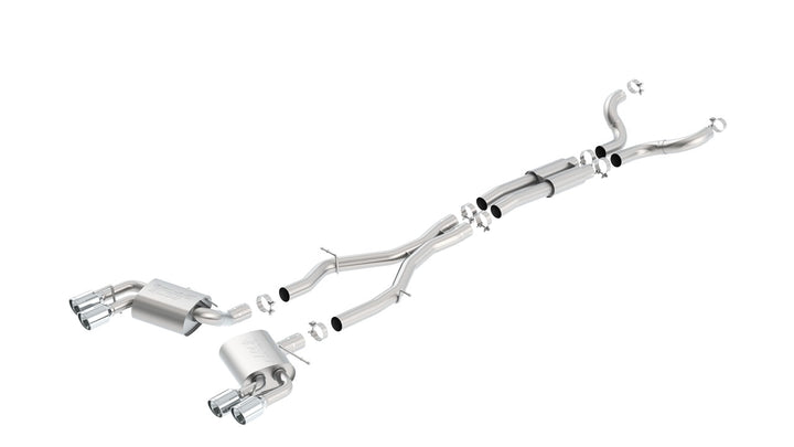 Borla Chevrolet Camaro SS / LT1 3-inch Cat-Back Exhaust — Without AFM/NPP Valves (Coupe)