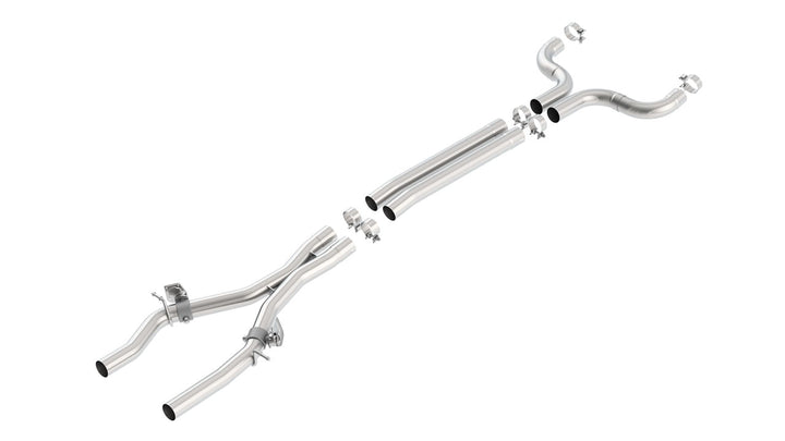 Borla Chevrolet Camaro SS / LT1 X-Pipe with Mid-Pipes — Includes AFM Valves
