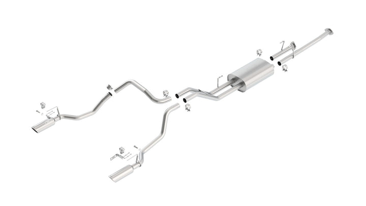 Borla Toyota Tundra True Dual Cat-Back — Split Rear Exit (2009–2013)