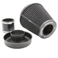 Ramair PRORAM Pleated Cone Air Filter (Alloy Neck) - 83mm External | PR-CC-195-VS-83-BK-KIT