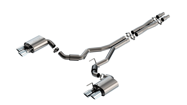 Borla Mustang GT 3-inch Coupe Cat-Back — Active Exhaust (2024–2026)