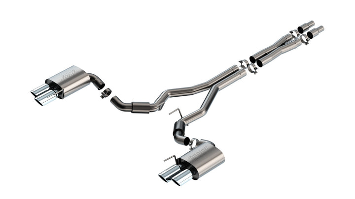 Borla Mustang GT Quad-Tip Conversion Cat-Back (2024–2026)