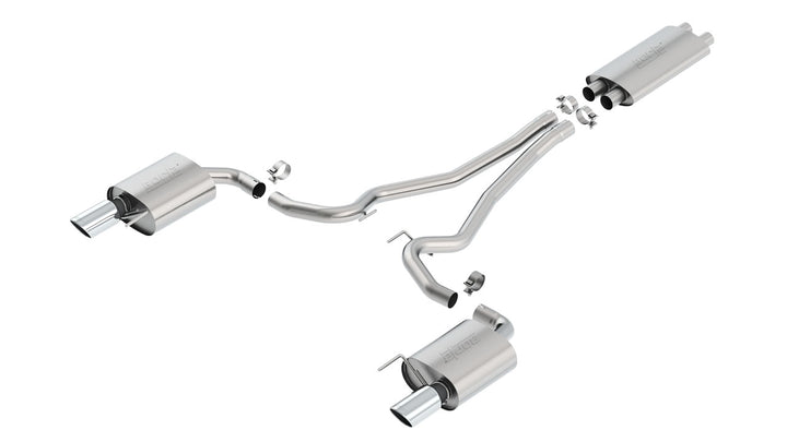 Borla Ford Mustang GT 5.0 EC-Type Touring Cat-Back Exhaust (2015–2017)
