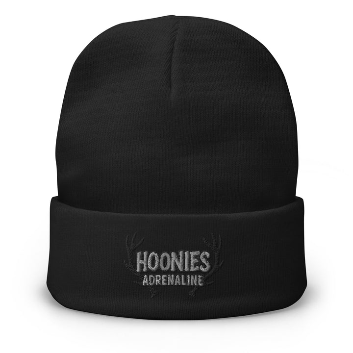 Hoonies Adrenaline "Stealth Logo" Embroidered Beanie - Unisex Lifestyle Merch