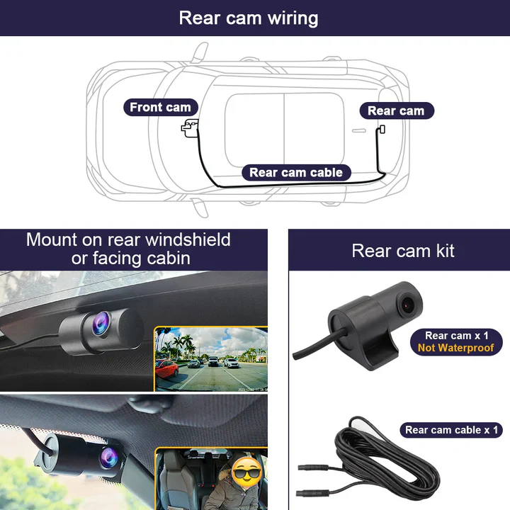 AutoVolt - OEM-Fit Dash Cam for Next Gen Ford Ranger (2023–Present)