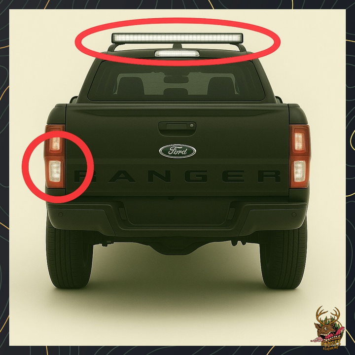 AutoVolt Ford Ranger (2011-2022) Reverse Light Piggyback Loom - Plug & Play Auxiliary Reverse Light Wiring Harness