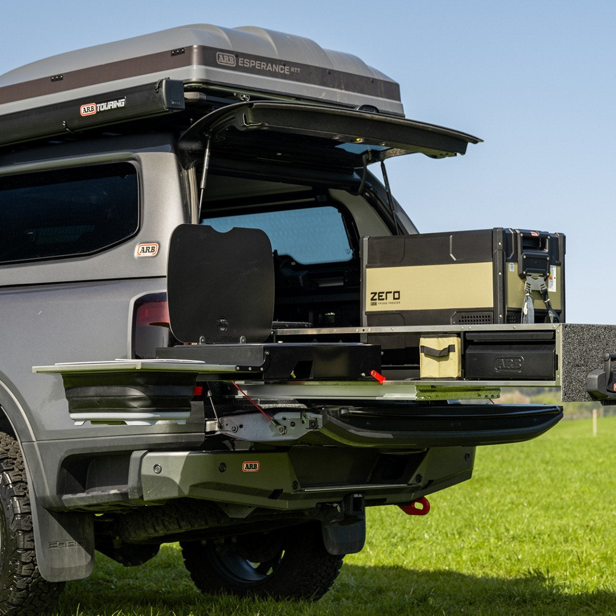 ARB Outback Drawer with Slide-Out Kitchen and Roller Floor Ford Ranger Mk8 (2023 Onwards) Double Cab