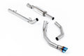 Ford F150 5.0 V8 Supercrew - Road+ Cat-Back with Single Burnt/Blue Titanium Tip