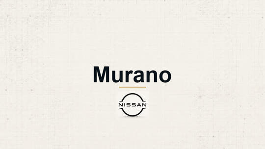 Nissan Murano model name and manufacturer logo on a pale technical background