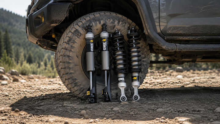 Suspension kits for 4x4, track, road and touring builds