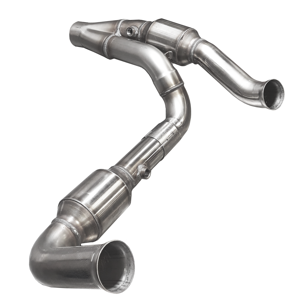 Kooks 2-1/2" SS GREEN Catted Y-Pipe For HEMI Swap. 2007-2018 Jeep Wrangler JK.