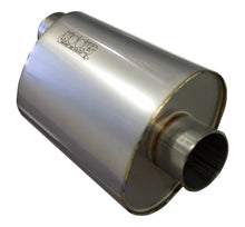 Kooks 3" Oval Center/Offset Muffler 12" Long Body. Stainless Steel.