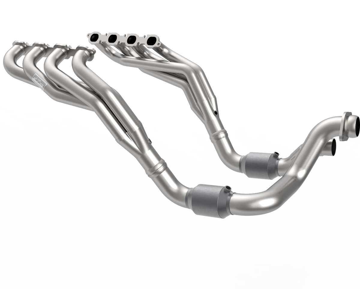 Kooks 2" Header & H.O. GREEN Cat Connection Kit. 2020+ F250/F350 Super Duty 7.3L