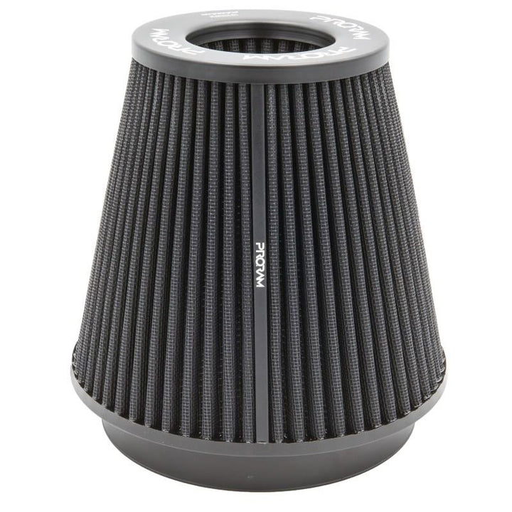 Ramair PRORAM Pleated Cone Air Filter (Alloy Neck) - 80mm External | PR-CC-195-VS-80-BK