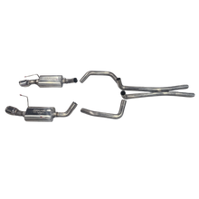 Kooks 05-09 Mustang GT/07-09 GT500. 2-1/2" SS Cat-Back Exhaust w/ Oval Mufflers